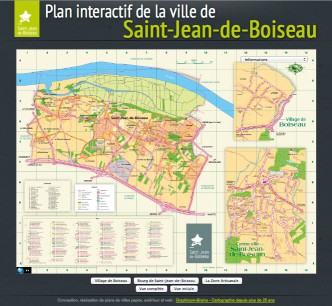 Accès au plan interactif de Saint-Jean-de-Boiseau